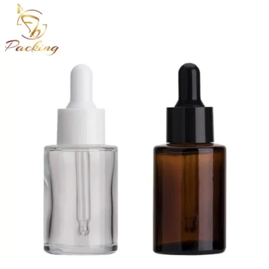 Empty Top Quality 15ml Glass Dropper Bottle Black UV Resistance for Kinds of Cosmetic Oil or Pharmaceutical Oils